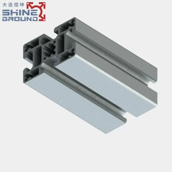 40x60 T-Slot Aluminum Extrusion Profile with 4 Grooves for Material Racking Systems