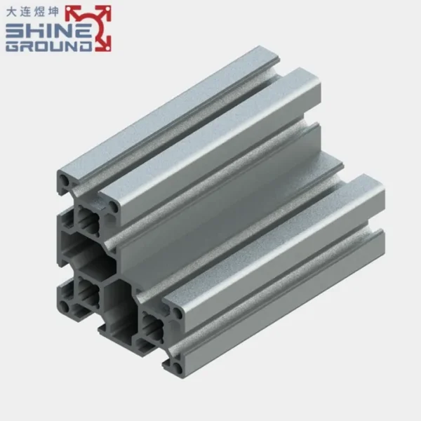 60x60 L-shaped Aluminum Extrusion Profile with 8 T-Slots