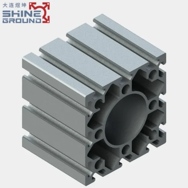 120x120mm T-Slot Aluminum Profile with 12 Slots
