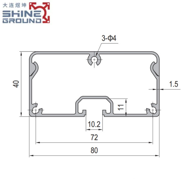 40x80 Conduit Profile