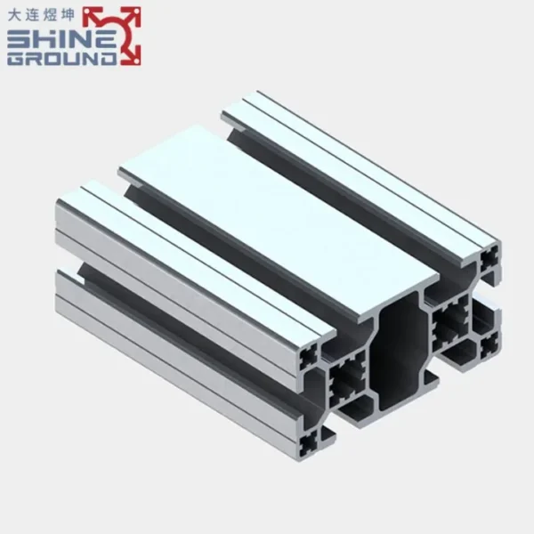 40x80mm T-Slot Aluminum Profile with 6 Slots