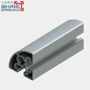45x45 Aluminum T-Slot Profile with 2 Slots and R90 Corners