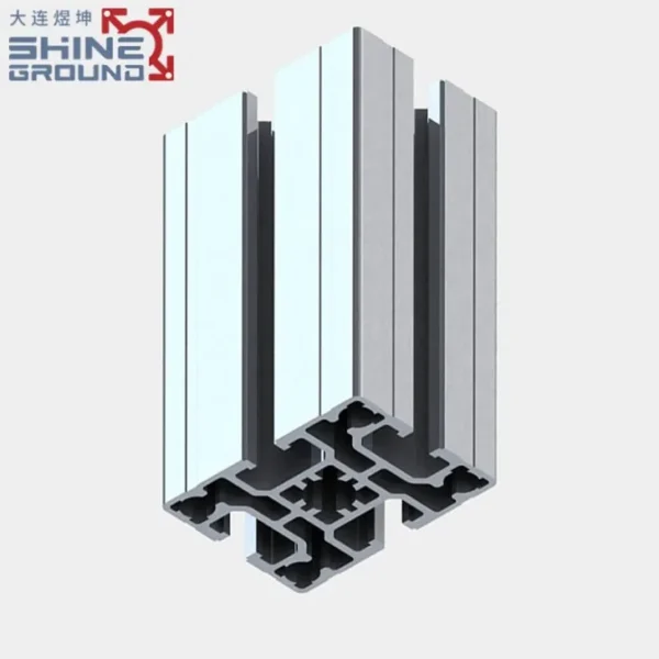45x60mm 4-Slot Structural Aluminum T-Slot Profile