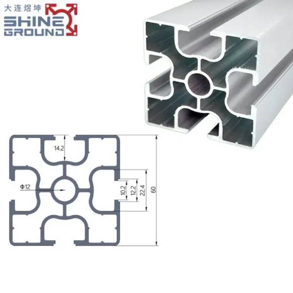 60x60mm T-Slot Aluminum Profile