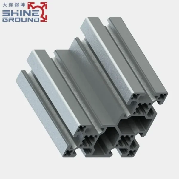 80x80 L-Shaped T-Slot Aluminum Extrusion Profile With 8 Slots
