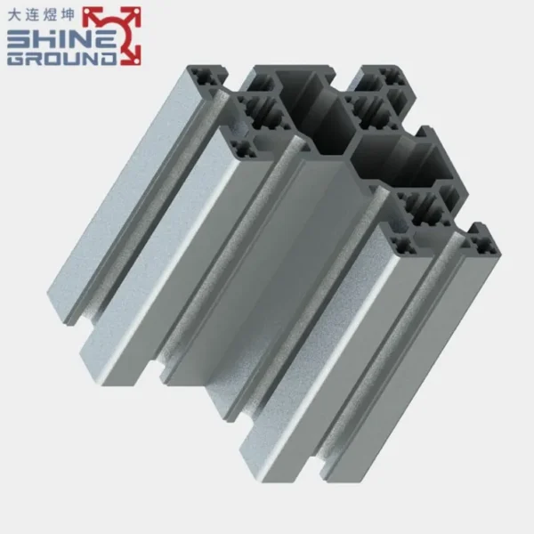 80x80 L-Shaped T-Slot Aluminum Extrusion Profile With 8 Slots