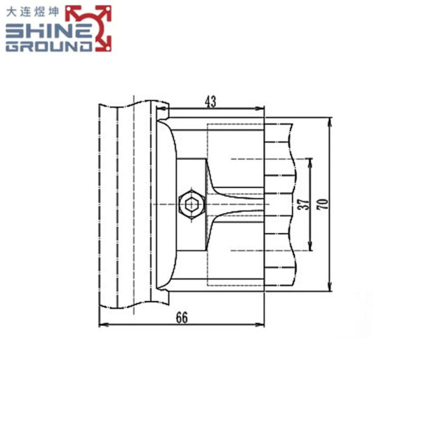 Double General Connector​​ For Lean Pipe Profile