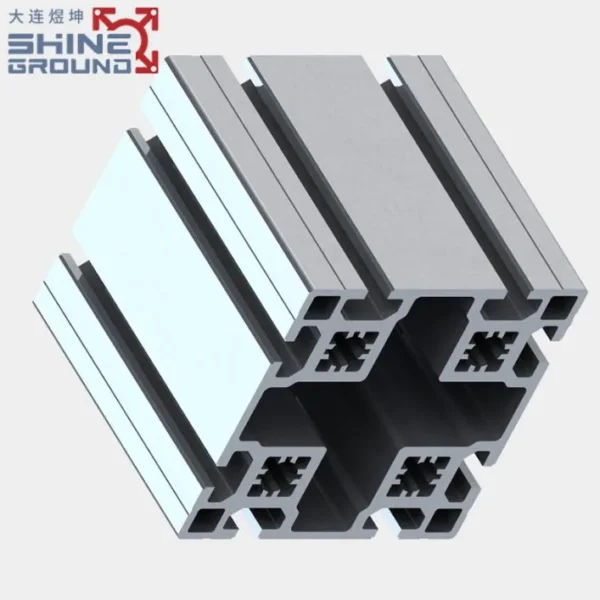 Heavy 100x100 T-Slot Aluminum Profile with 8 Slots