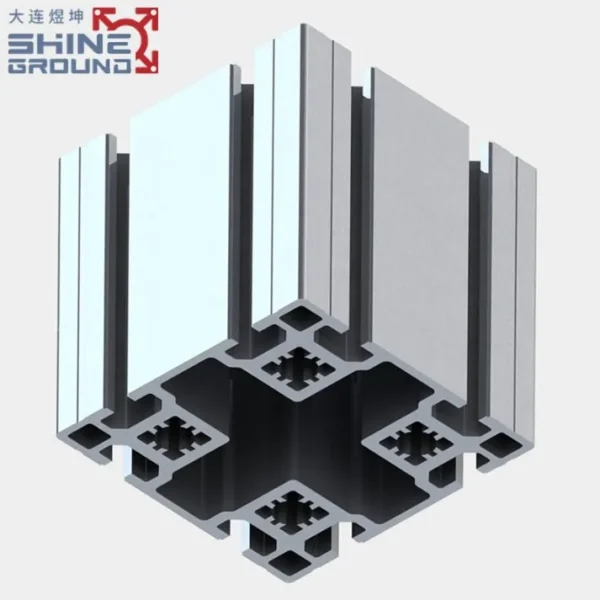 Heavy 100x100 T-Slot Aluminum Profile with 8 Slots