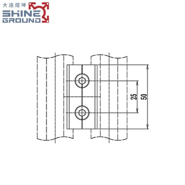 Parallel Connector B for 28mm Lean Pipe