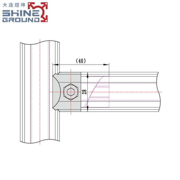 ​​28mm Lean Tube Multi Connector - Inner Type​​