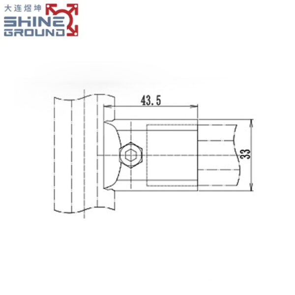 ​​28mm Outer Straight Connector for Lean Tube Systems​​