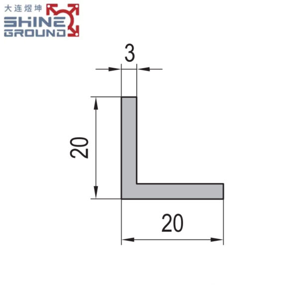 ​​Aluminum Angle Profile 20x20x3​​