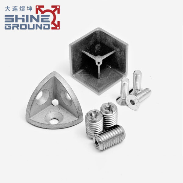 3-Way Rounded Corner Joining Bracket​​