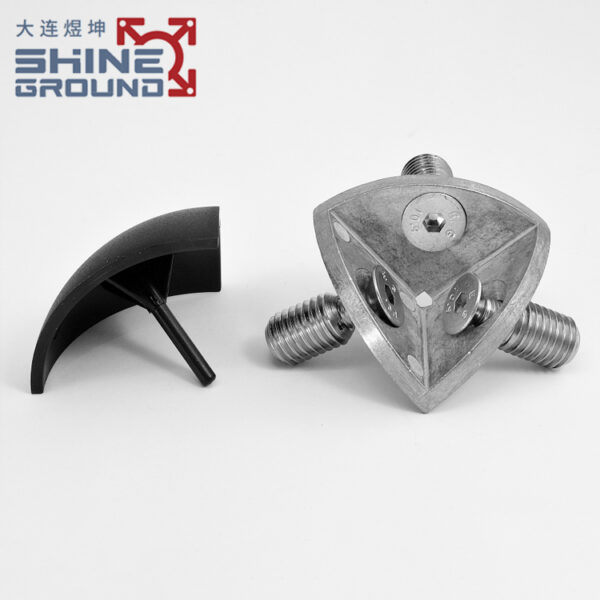 3-Way Rounded Corner Joining Bracket​​