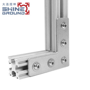 L-Shaped Joining Plate for Aluminum Profiles