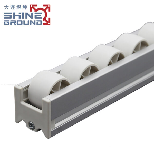 ​​Curved Flow Roller Track - Aluminum Frame, High-Speed​​
