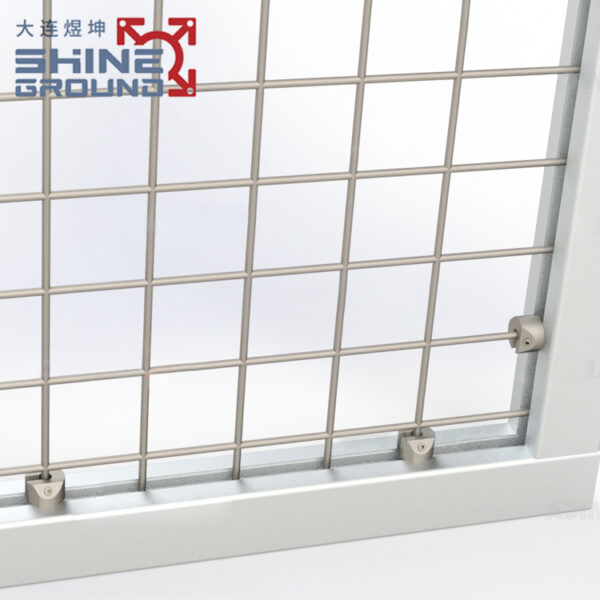 ​​Wire Mesh Mounting Block for T-Slot Profiles​​