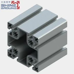 100×100 Aluminiumprofilrahmen mit 8 Schlitzen