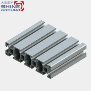 30×120 Aluminium-T-Profil mit 10 Schlitzen
