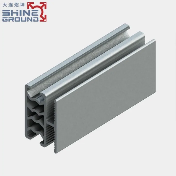 Perfil de aluminio para rejilla de 2 ranuras de 30x45