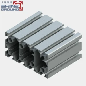 60×120 Aluminium-Rahmenprofil mit 12 Schlitzen
