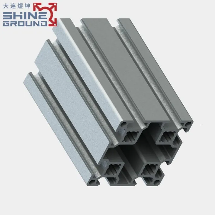 6060 Aluminium-Strangpressprofil mit 8 Schlitzen – Bild 3