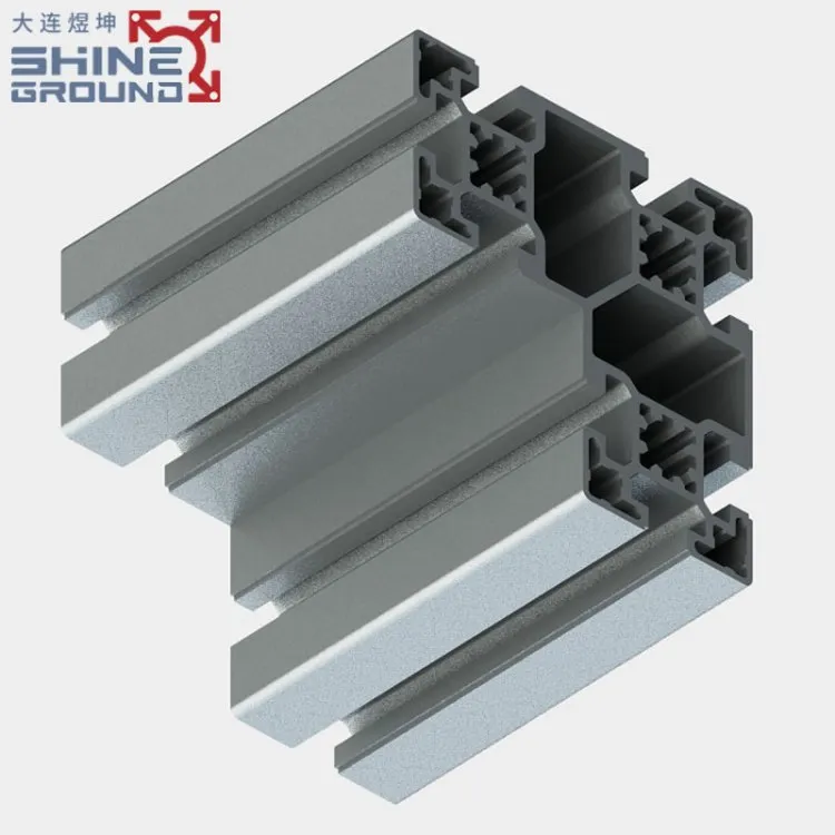 Perfil de extrusión de aluminio con ranura en T de alta resistencia 9090 L – 8 ranuras - Imagen 7