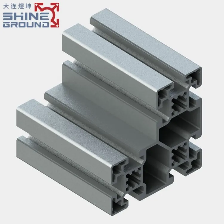 Perfil de extrusión de aluminio con ranura en T de alta resistencia 9090 L – 8 ranuras - Imagen 6