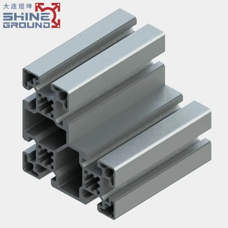 Perfil de extrusión de aluminio con ranura en T de alta resistencia 9090 L – 8 ranuras