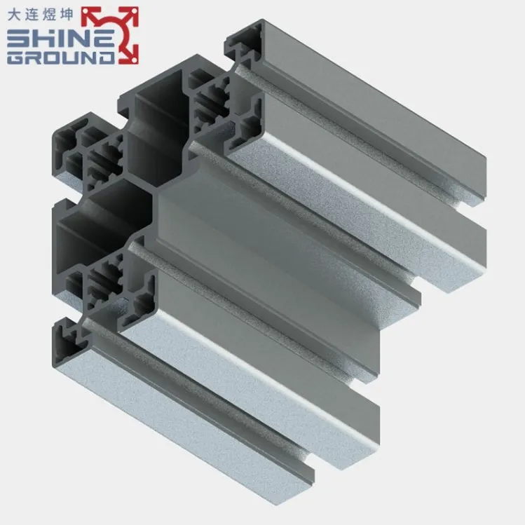 Perfil de extrusión de aluminio con ranura en T de alta resistencia 9090 L – 8 ranuras - Imagen 4