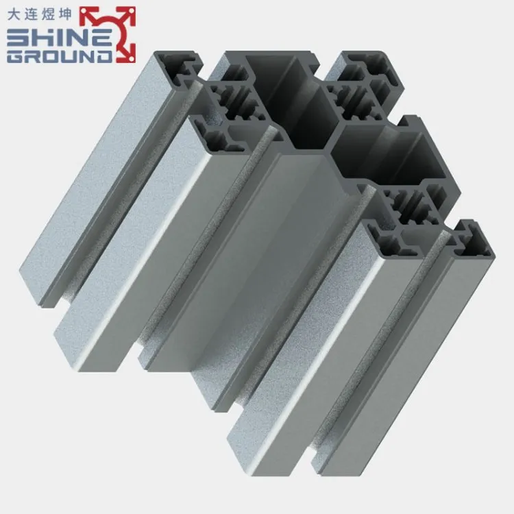 Perfil de extrusión de aluminio con ranura en T de alta resistencia 9090 L – 8 ranuras - Imagen 3