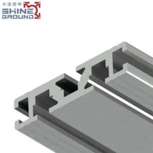 Perfil de extrusión de aluminio con ranura en T de 20x80 mm