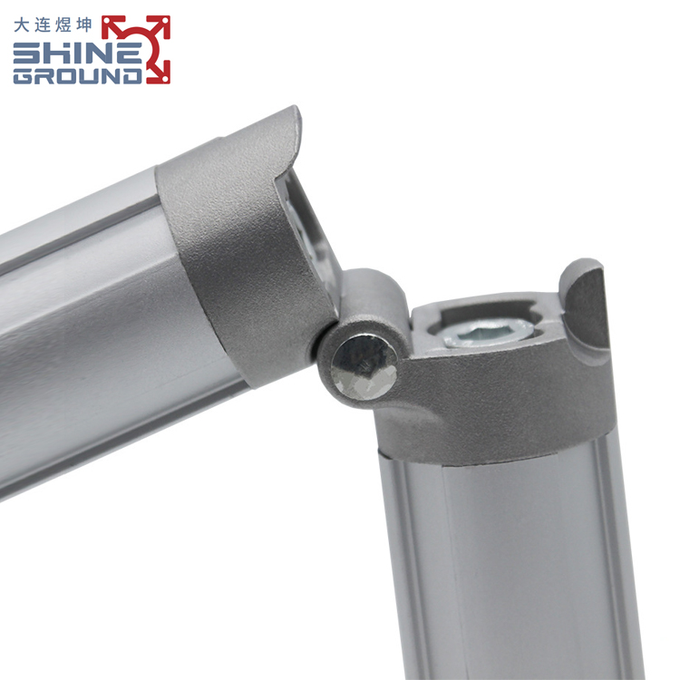 Connecteur à charnière en alliage d'aluminium de 28 mm pour systèmes de tuyauterie inclinée – Image 2
