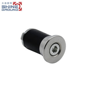 Dehnbare Aluminium-Innenendkappe für 28-mm-Profile und -Rohre
