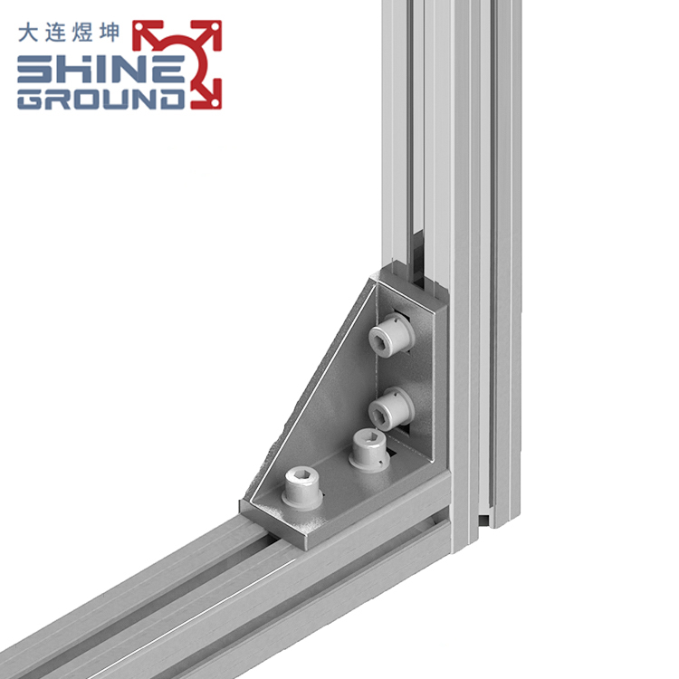 Équerres d'angle moulées sous pression pour profilé en aluminium 30*60 – Image 2