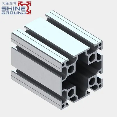 80×80 Aluminium-Strangpressprofil mit 8 Schlitzen – Bild 6