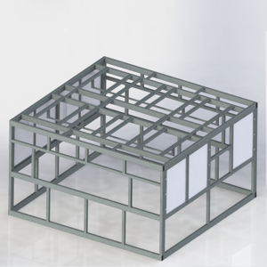 Modulare Schutzgitter aus Aluminiumprofilen für Automatisierungsanlagen