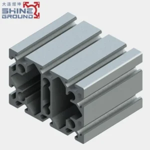 Profilés en aluminium extrudé à rainure en T 80×120, 10 rainures