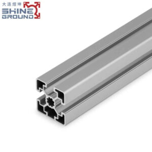 Perfil de extrusión de aluminio de 3 ranuras de alta resistencia 4545
