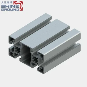 Perfil de extrusión de aluminio con ranura en T 4590 para estructuras industriales de alta resistencia.